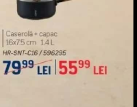 Samurai Gourmet Caserolă + capac 16x7.5 cm 1.4 L