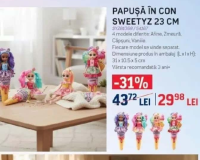 Păpușă în con Sweetyz 23 cm