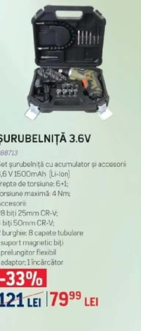 Heinner Șurubelniță 3.6V 388713