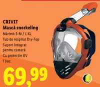 CRIVIT Mască snorkeling