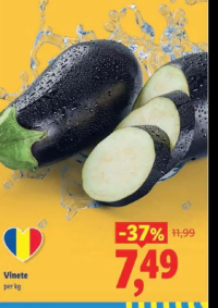 Vinete per kg