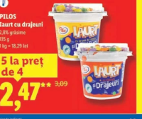 Pilos Iaurt cu drajeuri 135 g