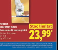 Purina Gourmet Gold Hrană umedă pentru pisici vită, ton, ficat, curcan 12 x 85 g