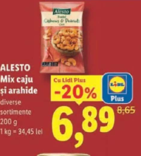 ALESTO Mix caju și arahide 200 g