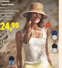 ESMARA Topuri damă 1 set, 2 bucăți