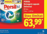 PERSIL Detergent capsule Universal 60 buc.