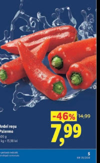 Ardei roșu Palermo 500 g