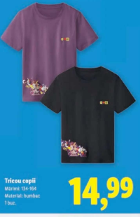 Lidl Tricou copii 134-164