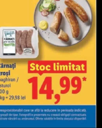 Cârnați groși maghiran / usturoi 500 g