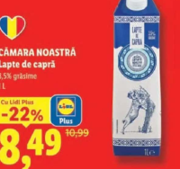 Cămara Noastră Lapte de capră 1 L