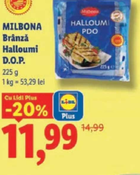 MILBONA Brânză Halloumi D.O.P. 225 g