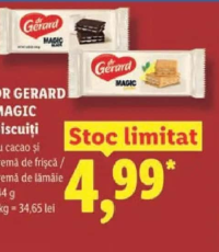 DR GERARD MAGIC Biscuiți cu cacao și cremă de frișcă / lămâie 144 g