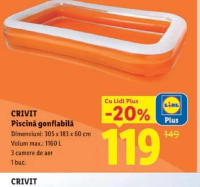 CRIVIT Piscină gonflabilă