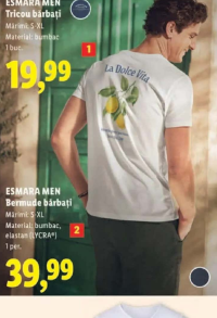 ESMARA MEN Tricou bărbați S-XL