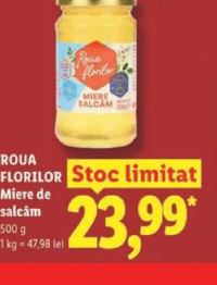 ROUA FLORILOR Miere de salcâm 500 g