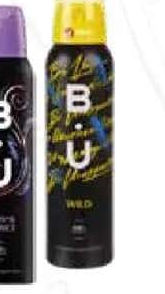 Deodorant spray BU 150 ml, diverse sortimente