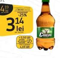 Bere blondă CIUCAȘ 0.5 L