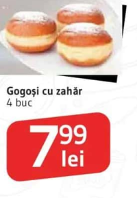 Gogoși cu zahăr 4 buc
