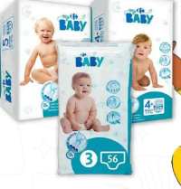 My Baby Scutece bebeluși mărimea 3/ 56 buc, mărimea 4/ 50 buc, mărimea 5/ 44 buc