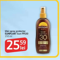 ELMIPLANT Sun Ulei spray protector FPS30 150 ml
