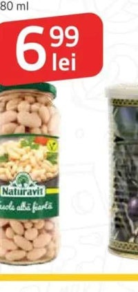 NATURAVIT Fasole albă 580 ml