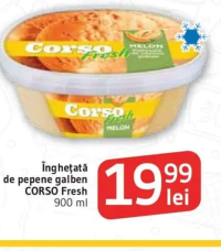 Corso Fresh Înghețată de pepene galben 900 ml