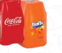 Coca-Cola/ Fanta Portocale băutură carbogazoasă 4x0.33 L