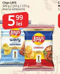 Chips LAYS 105 g / 110 g / 125 g