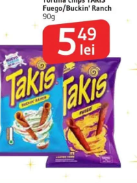 Takis Tortilla chips Fuego/Buckin' Ranch 90g