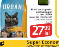 URBAN Hrană uscată pentru pisici cu somon și orez 1.5 kg