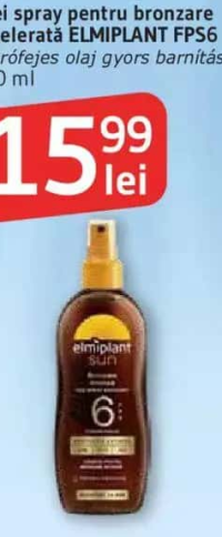 Elmiplant Sun Ulei spray pentru bronzare accelerată FPS6 150 ml