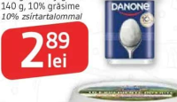 Iaurt în stil grecesc DANONE 140 g, 10% grăsime