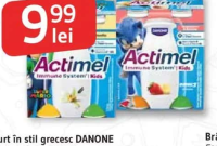 Iaurt de băut pentru copii ACTIMEL 4x100 g, vanilie/ căpșuni&banane