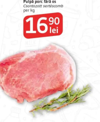 Pulpă porc fără os per kg