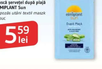 ELMIPLANT Sun Mască șervețel după plajă 1 buc