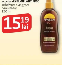 ELMIPLANT Sun Ulei spray pentru bronzare accelerată FPS0 150 ml