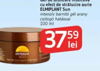 ELMIPLANT Sun Gel de bronzare intensivă cu efect de strălucire aurie 100 ml