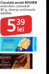 Ciocolată aerată ROSHEN 80 g