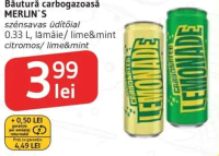 Băutură carbogazoasă MERLIN`S 0.33 L
