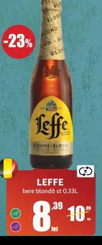 LEFFE bere blondă st 0.33L
