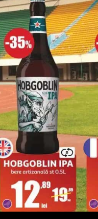 HOBGOBLIN IPA bere artizanală st 0.5L