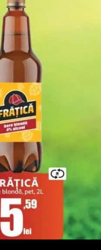 Frățică Bere blondă, pet, 2L