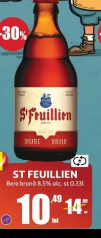 ST FEUILLIEN Bere brună 8.5% alc. st 0.33l