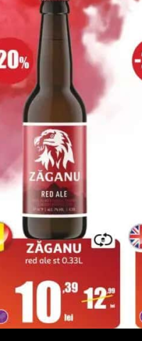 ZĂGANU red ale st 0.33L
