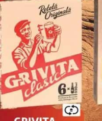 GRIVIȚA bere blondă st 6x0.33L