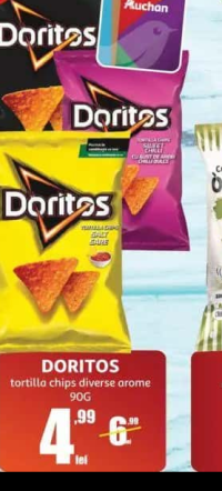 Doritos tortilla chips diverse arome 90g