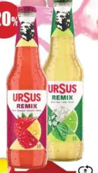 Ursus Remix Bere aromatizată cu alcool diverse arome 0.33l