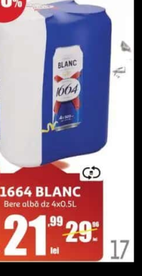 1664 BLANC Bere albă dz 4x0.5L