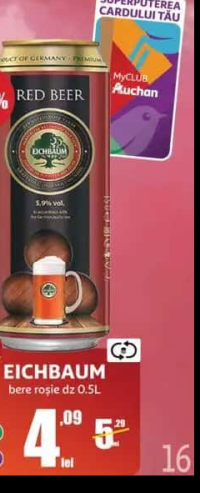 EICHBAUM bere roșie dz 0.5L