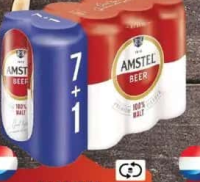 AMSTEL Bere blondă dz 7+1x0.5L